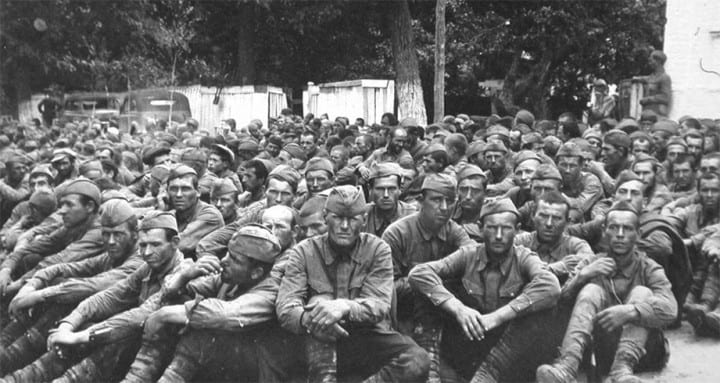 Первый год в немецком плену