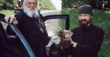 Archbishop Laurus traveling in Russia