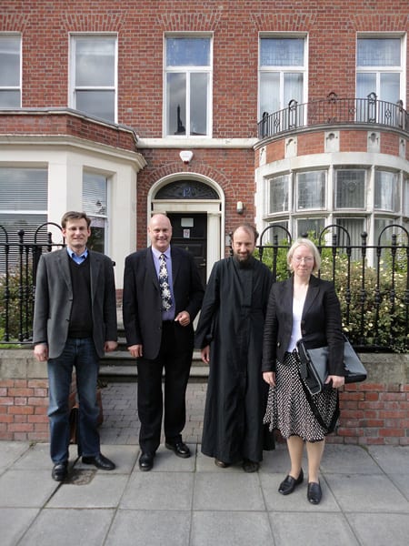 Belfast, June 1, 2011. Instructor from Holy Trinity Seminary at Queen’s University Belfast