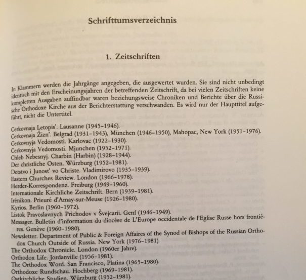 History of the Russian Orthodox Church Outside Russia from Its Beginning to the Present (1983)