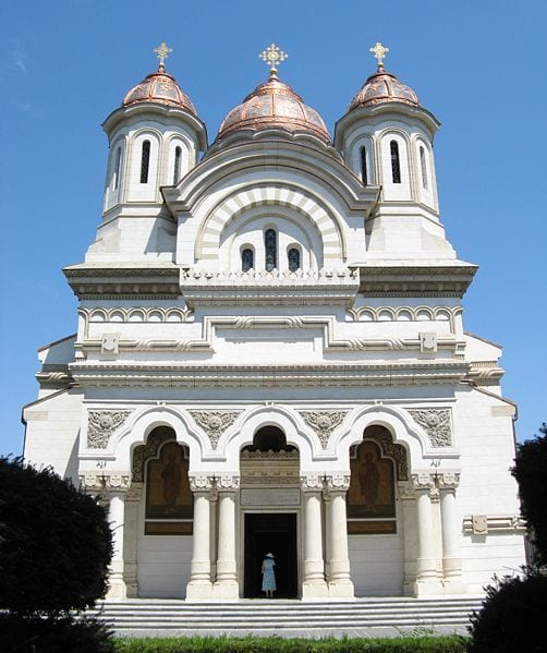Cathedral of Saint Nicholas in Galati, Romania, where Met. Visarion was ordained to the priesthood, and served as priest