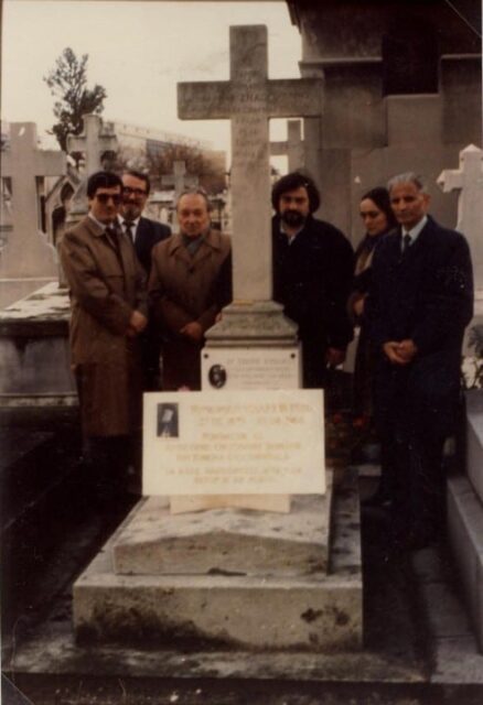 Tomb of Met. Visarion tomb in the Montparnasse Cemetery, Paris