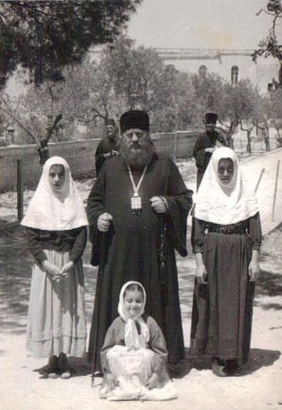 At the Russian Convent on Mount of Olives. 1960