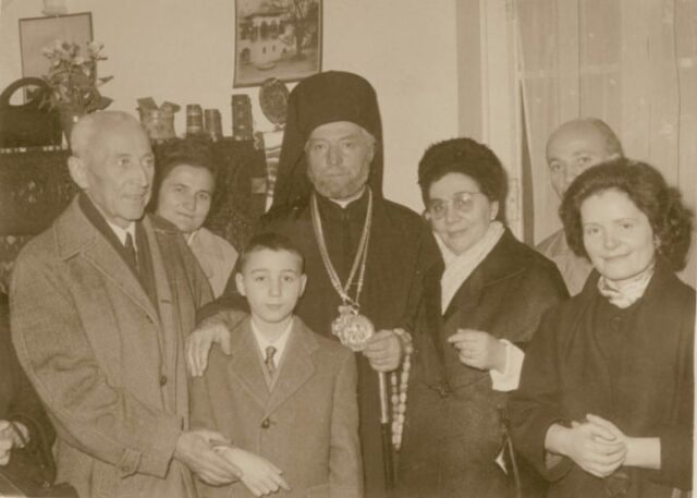 Bishop Teofil With Paris Parishioners