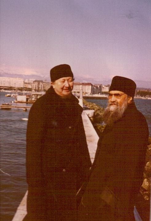 Archbishop Pavel of Australia With Archbishop Antonii; Geneva, January 1981