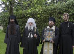 HTS Class 2007: Monk Savatii (Lewis), Priestmonk Evtichios (Dovganyuk) and Alexis Pjawka