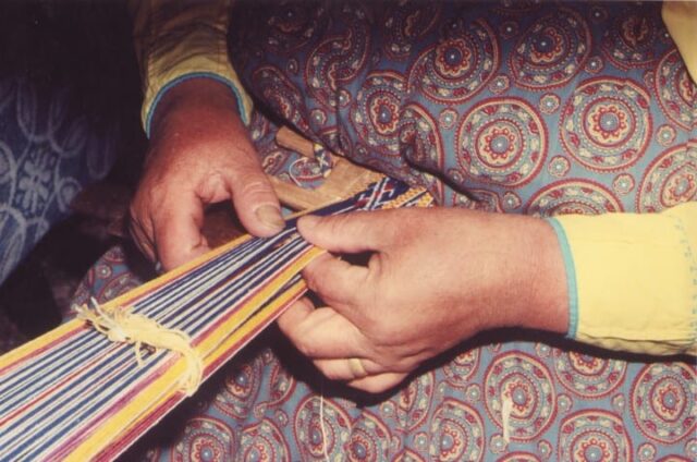 Cardloom Belt Weaving: A dying art form.