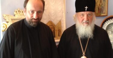 Deacon Andrei Psarev and Metropolitan Mark