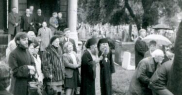 Burial of Vladyka Nikodem at Brompton Cemetery