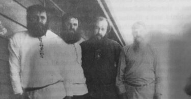 Александр Солженицын с русскими старообрядцами в Орегоне