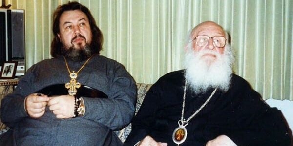 Bishop Gregory (Grabbe) with Archimandrite Valentin
