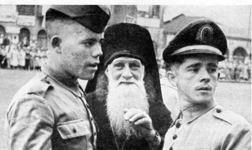 Bishop Agapit of Goiânia with the Brazilian policemen of Russian origin in San Paulo