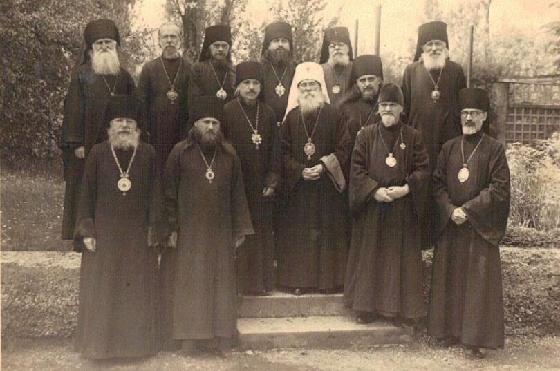 Met. Anastassy is the only bishop of prewar period on this photo of the 1946 bishop council in Munich. Everyone else was received or consecrated following 1944