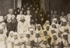 St. John with nuns and orphans from St. Tikhon's orphanage in Shanghai