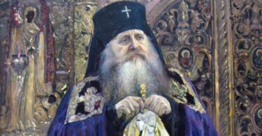 Archbishop Antonii by Mikhail Nesterov, 1917