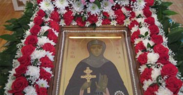 The icon is deeply revered in Belarus prep. Mother Euphrosinia,