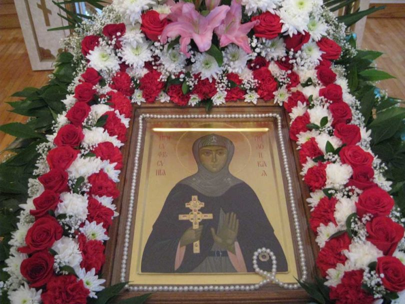 The icon is deeply revered in Belarus prep. Mother Euphrosinia,