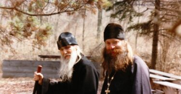 Metropolitan Philaret with Priest Constantine Feodorov