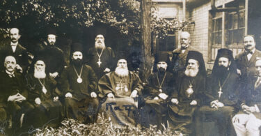 Patrirarch Meletios (Metaxakis) and Archbishop Alexander (Nemelovskii)