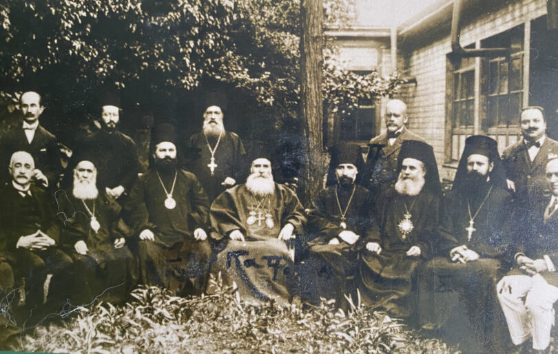 Patrirarch Meletios (Metaxakis) and Archbishop Alexander (Nemelovskii)