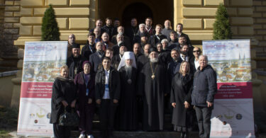 An Intellectual Feast in Serbia Conference's participants with Bishop Basil at the palace of metropolitants of Karlovci